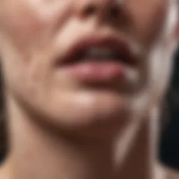 Illustration of skin reaction due to idiopathic hives