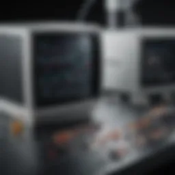 Detailed view of the Amnis Flow Cytometer showcasing its advanced design.