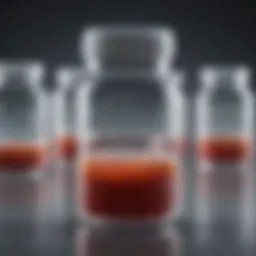 A close-up view of a bacterial culture shaker in a laboratory setting.