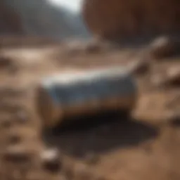 An ancient site where a time capsule might be buried