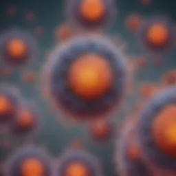 Microscopic view of CMML cells