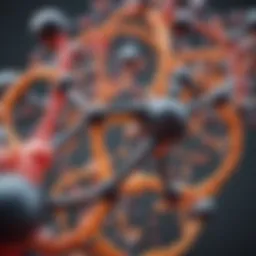 Chemical structure of Coenzyme Q showing its molecular composition