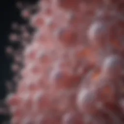 Collagen structure visual representation