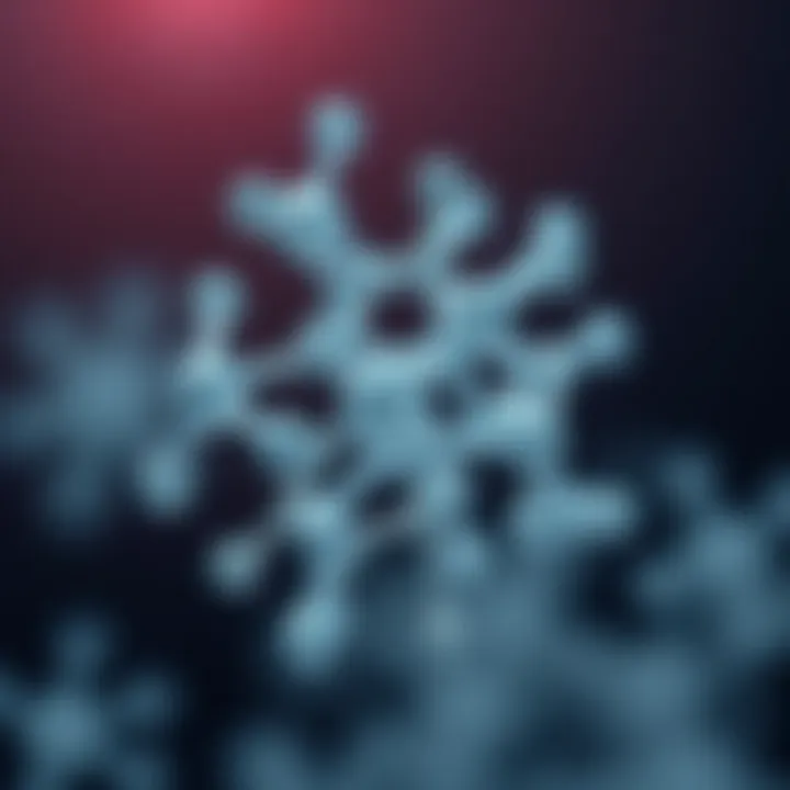 Visual representation of HDPE molecular structure