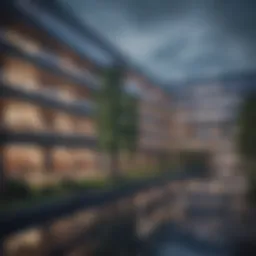 Illustration showcasing the architecture of Learning Management Systems