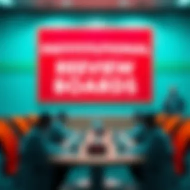 The Role of Institutional Review Boards in Trials Conceptual image illustrating the role of Institutional Review Boards
