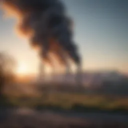 Visualization of greenhouse gas emissions