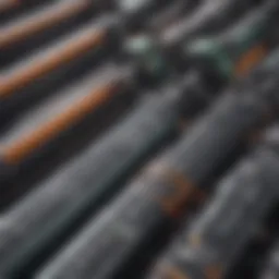 Detailed illustration of electric vehicle battery components