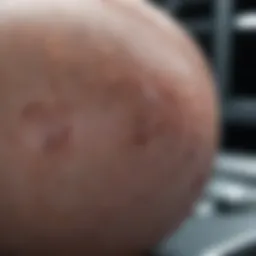 Ultrasound machine in a clinical setting