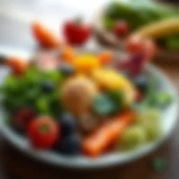 Nutritional balance in a vibrant plate