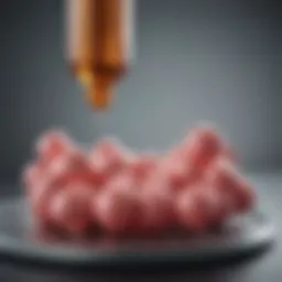 Detailed diagram of dutasteride and finasteride mechanisms of action