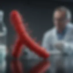 Research laboratory focusing on HIV treatment advancements