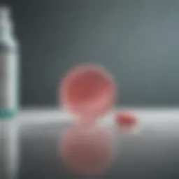 Illustration of the abortion pill in a clinical setting.