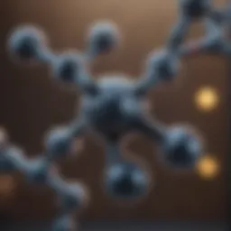 Molecular structure of avidin showcasing its binding sites
