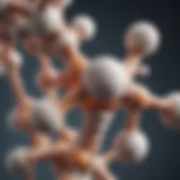 Molecule structure of glucosamine