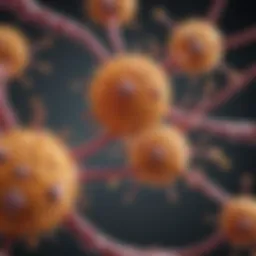 Illustration depicting the mechanisms of immunoglobulin therapy at the cellular level