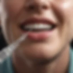 Hydrogen peroxide solution in a dental setting
