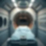 An advanced hyperbaric chamber ready for patient use