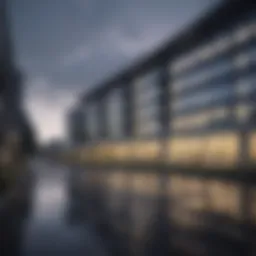 Kettering Hospital exterior showcasing modern architecture