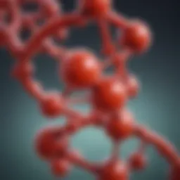 Chemical structure of lycopene illustrating its unique configuration