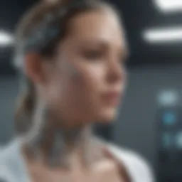 Illustration of AI integration in healthcare settings