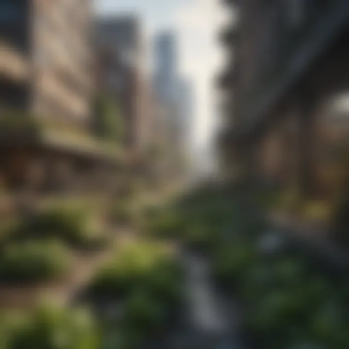 A diverse urban ecosystem thriving alongside agriculture