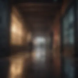 A vivid depiction of Augmented Reality in a real-world setting showcasing interactive features.