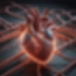Detailed illustration of the heart's electrical conduction system.