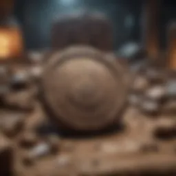 A visually stunning archaeology website interface showcasing ancient artifacts