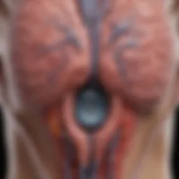 Anatomical illustration of the male reproductive system highlighting ejaculation pathways.