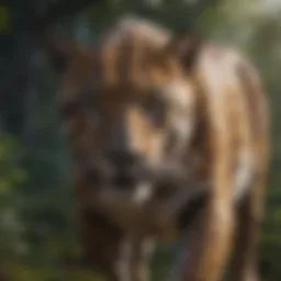 Majestic jaguar in its natural habitat