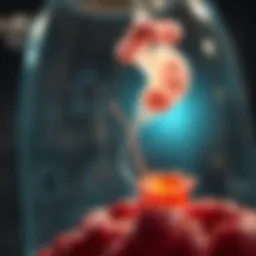 Illustration depicting the concept of fecal microbiota transfer