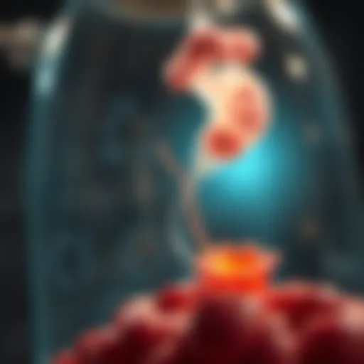 Illustration depicting the concept of fecal microbiota transfer