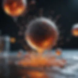 Microscopic view of chemical reactions
