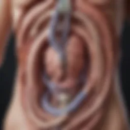 Schematic representation of gastric reduction duodenal switch anatomy