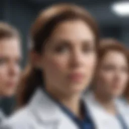 Visual representation of gender disparities in medical leadership roles