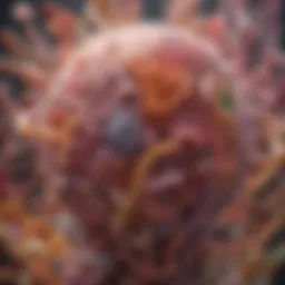 Illustration of diverse gut microbiota