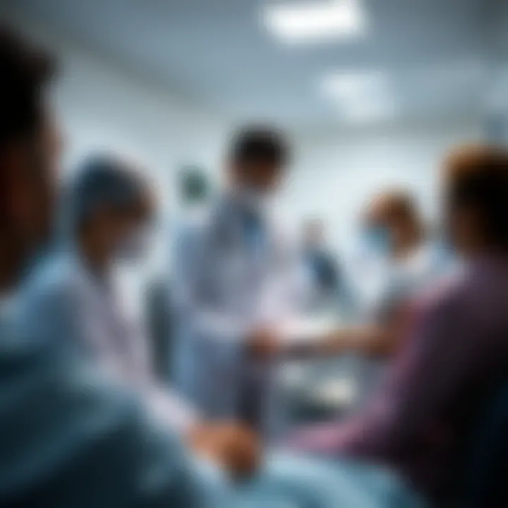 Role of Healthcare Professionals in Lupus Management Visual representation of healthcare professionals assisting lupus patients