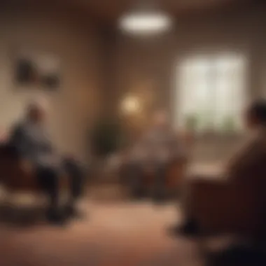 1960s Psychotherapy Practices Therapeutic session reflecting 1960s psychotherapy practices