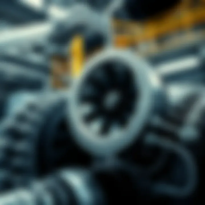 Industrial application of steam turbines in a power plant