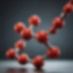 An illustration of the molecular structure of LDL cholesterol