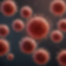 Illustration of lymphocyte separation medium components