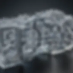 Chemical structure of magnesium hydroxide