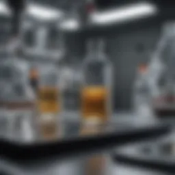 Nystatin suspension in a laboratory setting