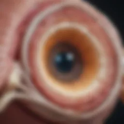 Anatomy of the optic nerve illustrating its structure