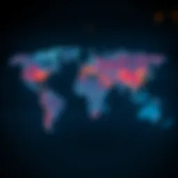 Global map highlighting osteoporosis prevalence