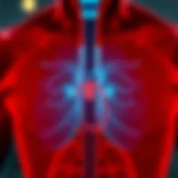 Diagram illustrating radiofrequency ablation technique