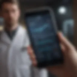 Smartphone integrating health monitoring applications