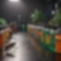 Various types of insecticides displayed