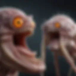 Illustration depicting nociceptors and their role in pain sensation